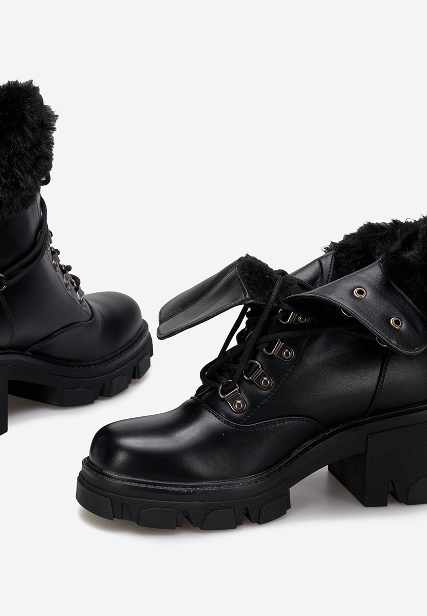 Зимни дамски Ботинки черни Niralia