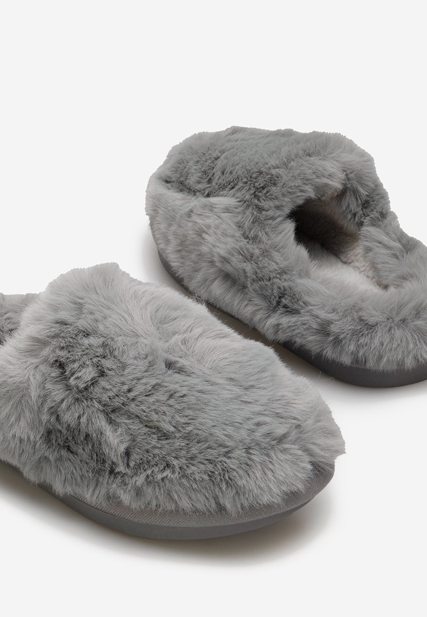 Чехли с пух сив Marisa