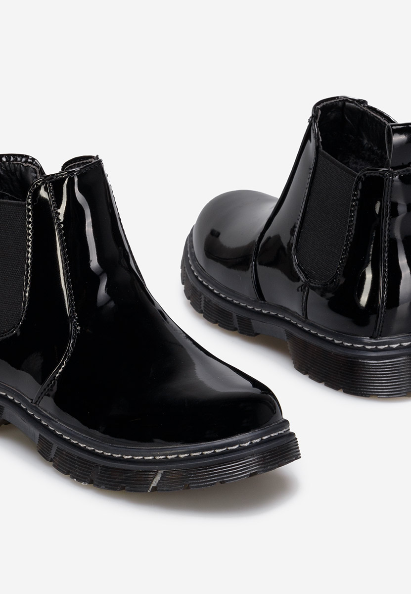 Боти момичета черен Trivoli