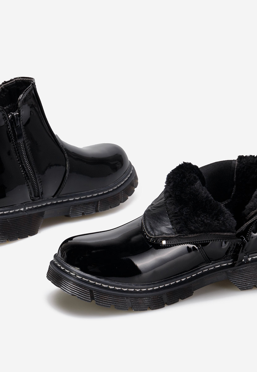 Боти момичета черен Trivoli