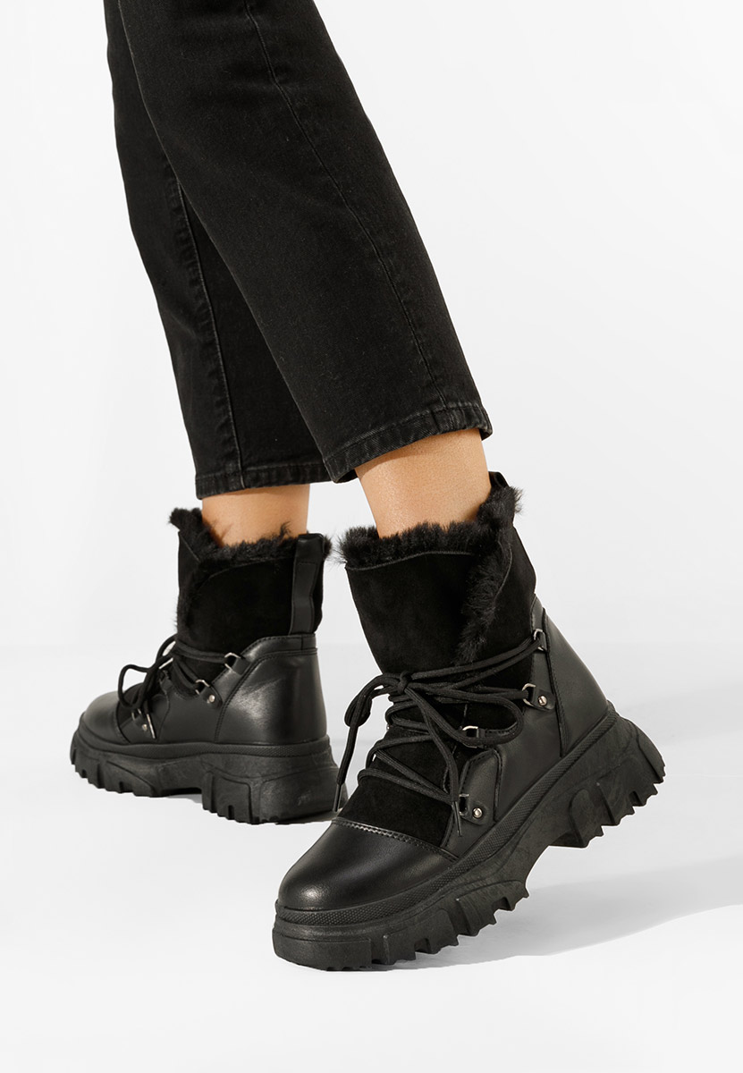 Зимни дамски Ботинки Fralesia черен