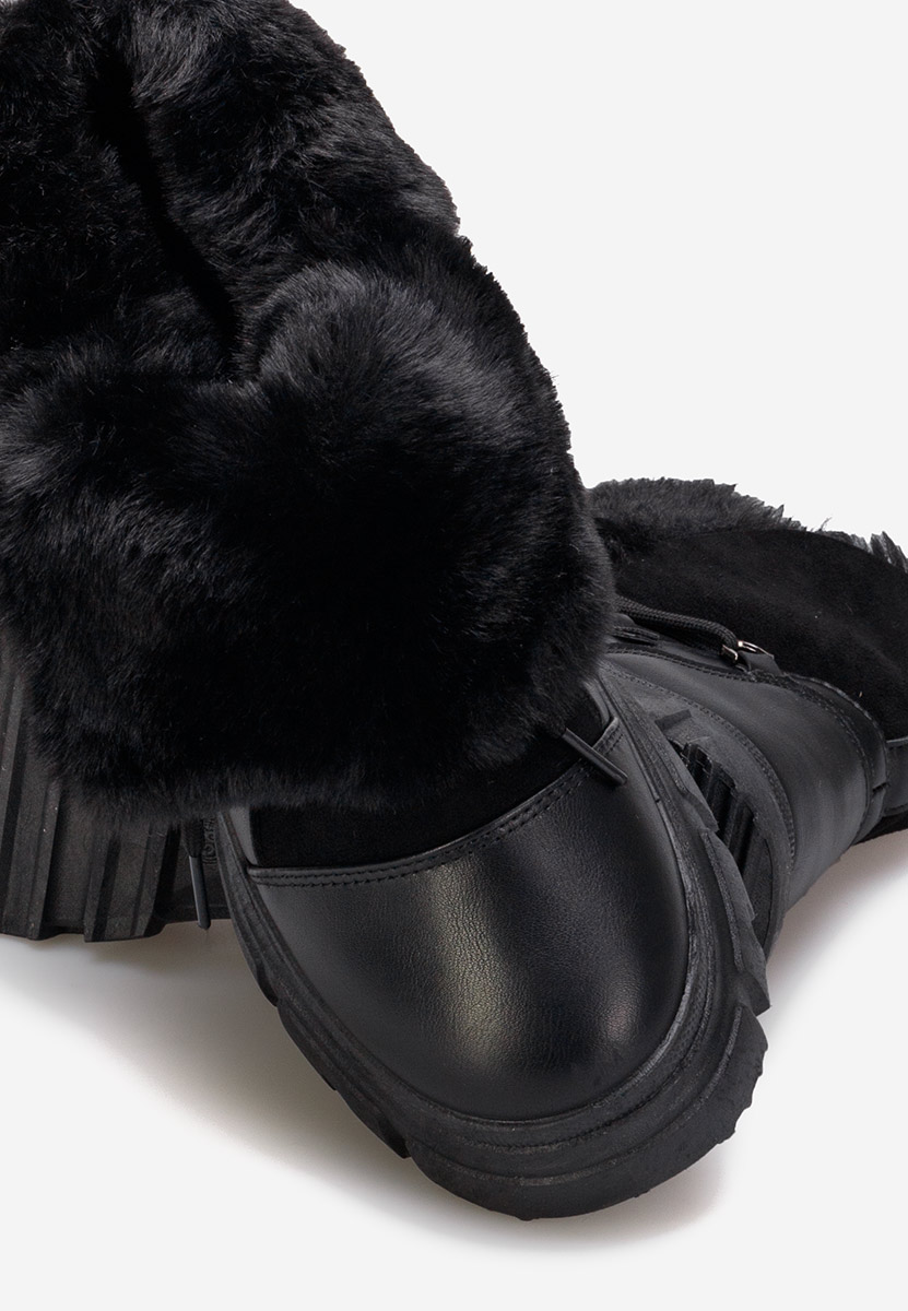 Зимни дамски Ботинки Fralesia черен