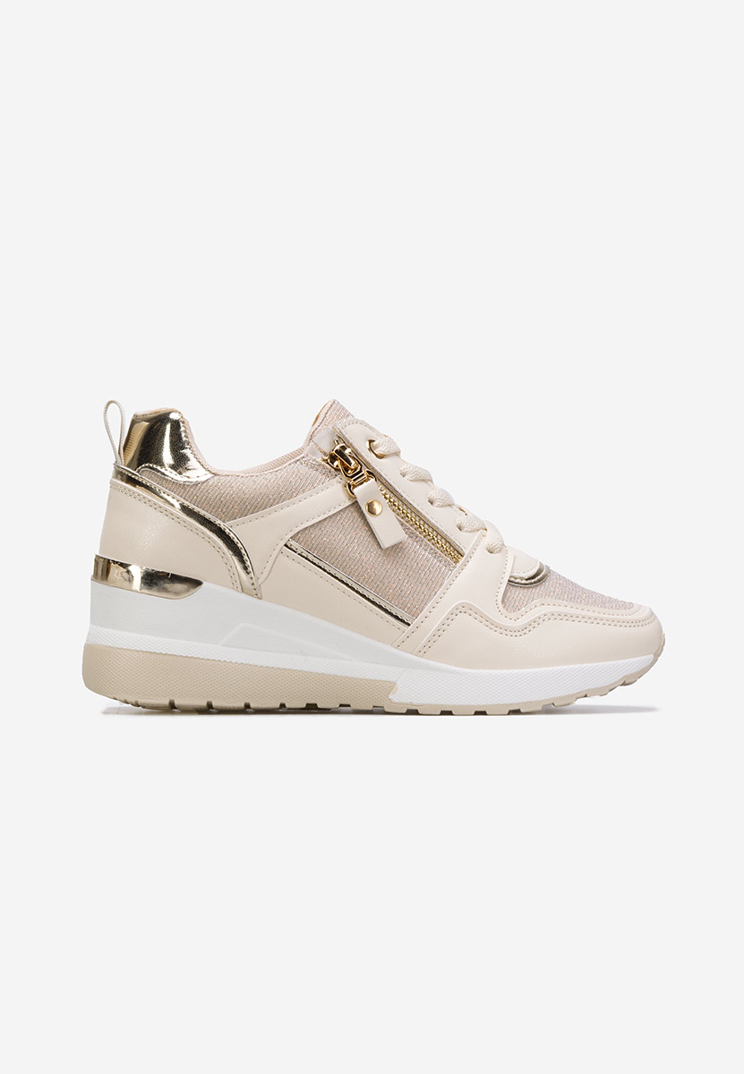 Cникърси на платформа Rafina V2 бежов