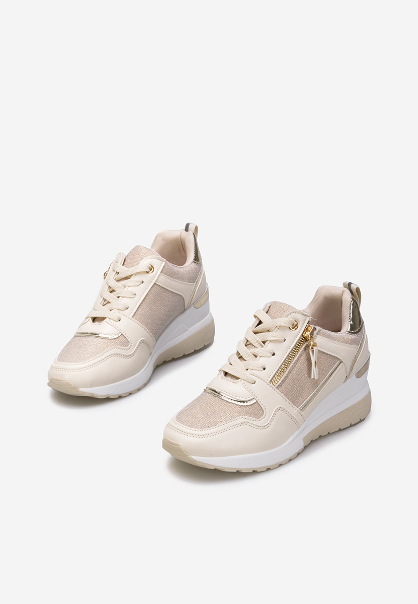 Cникърси на платформа Rafina V2 бежов