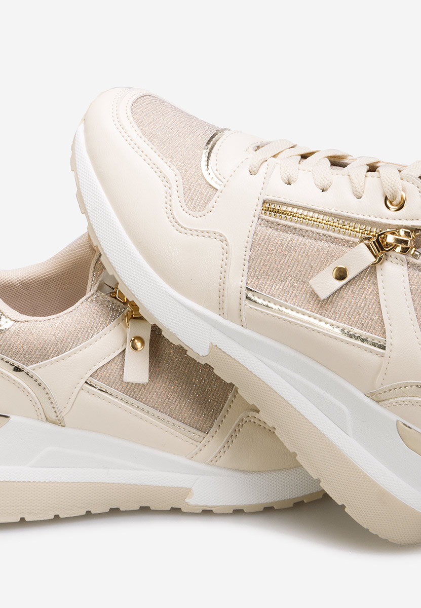 Cникърси на платформа Rafina V2 бежов