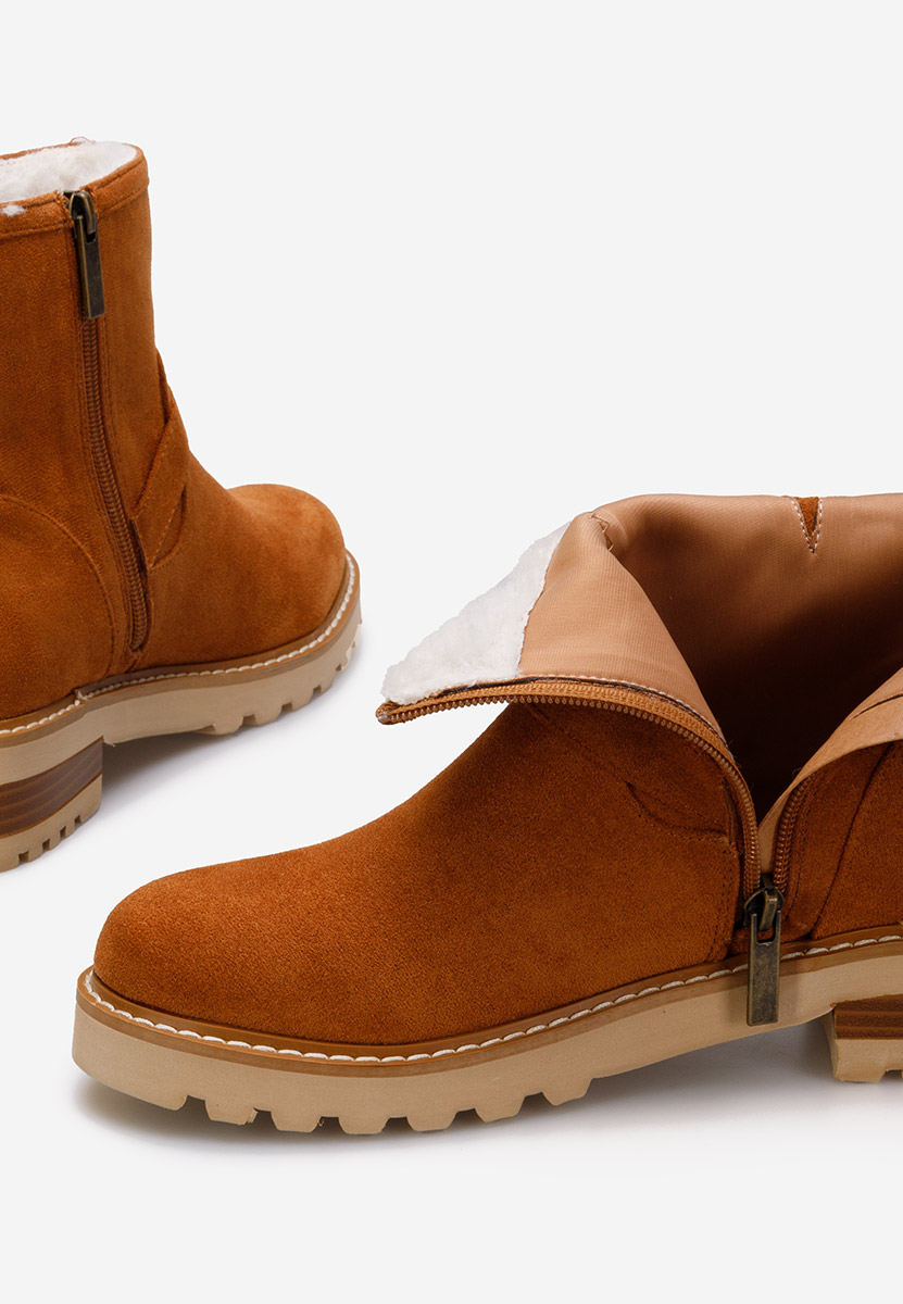 Дамски боти камел Campana