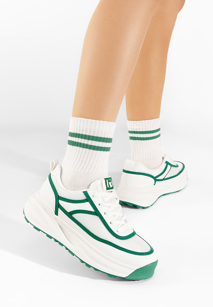 Дамски сникърси Gilda бели V3