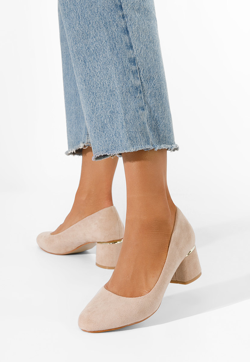 Oбувки с дебел ток Cabrilia каки