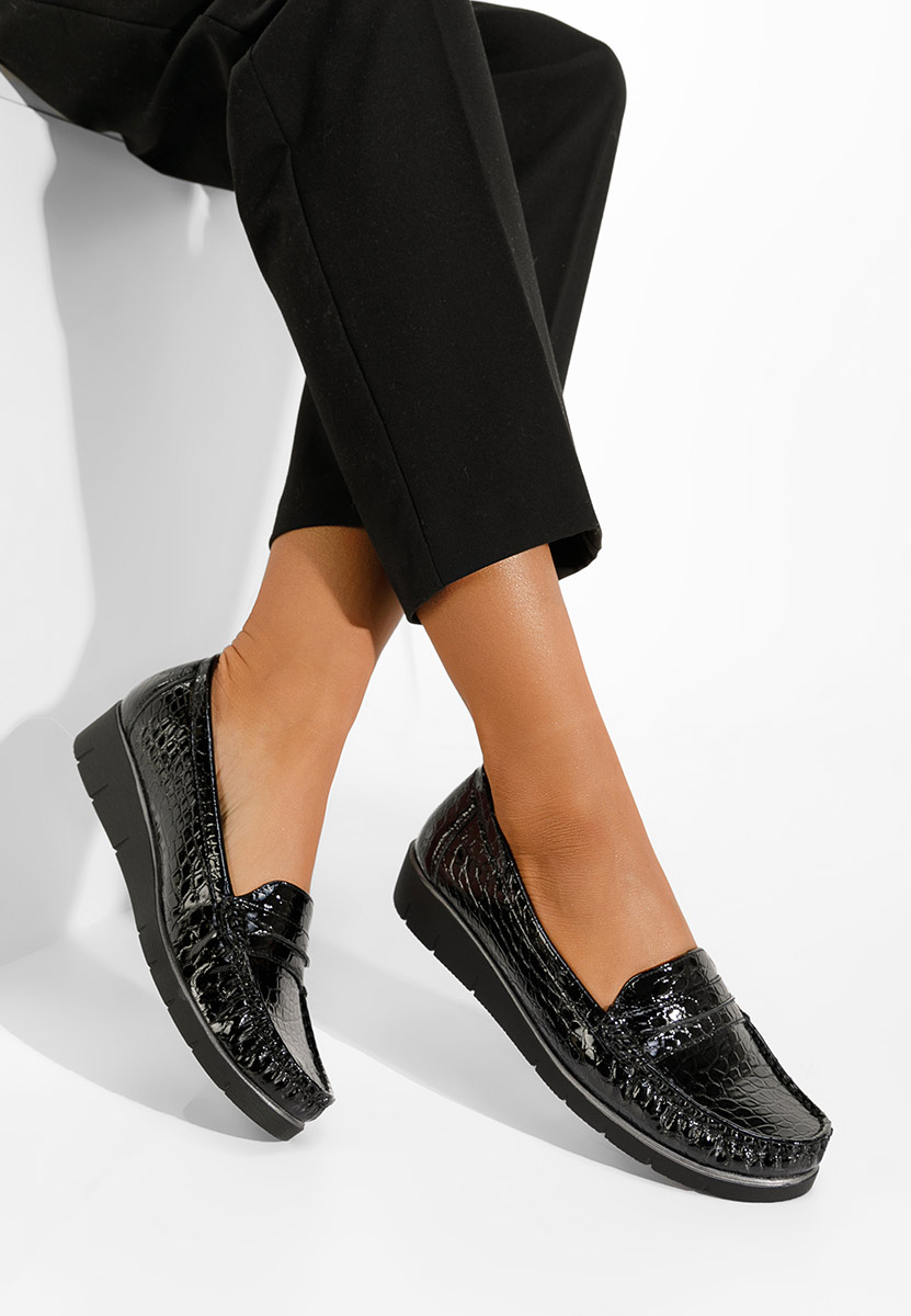 Дамски мокасини Asinia черни