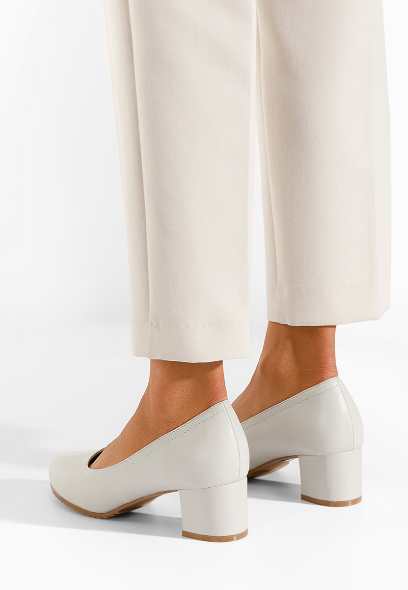 Oбувки с дебел ток Zinia сив