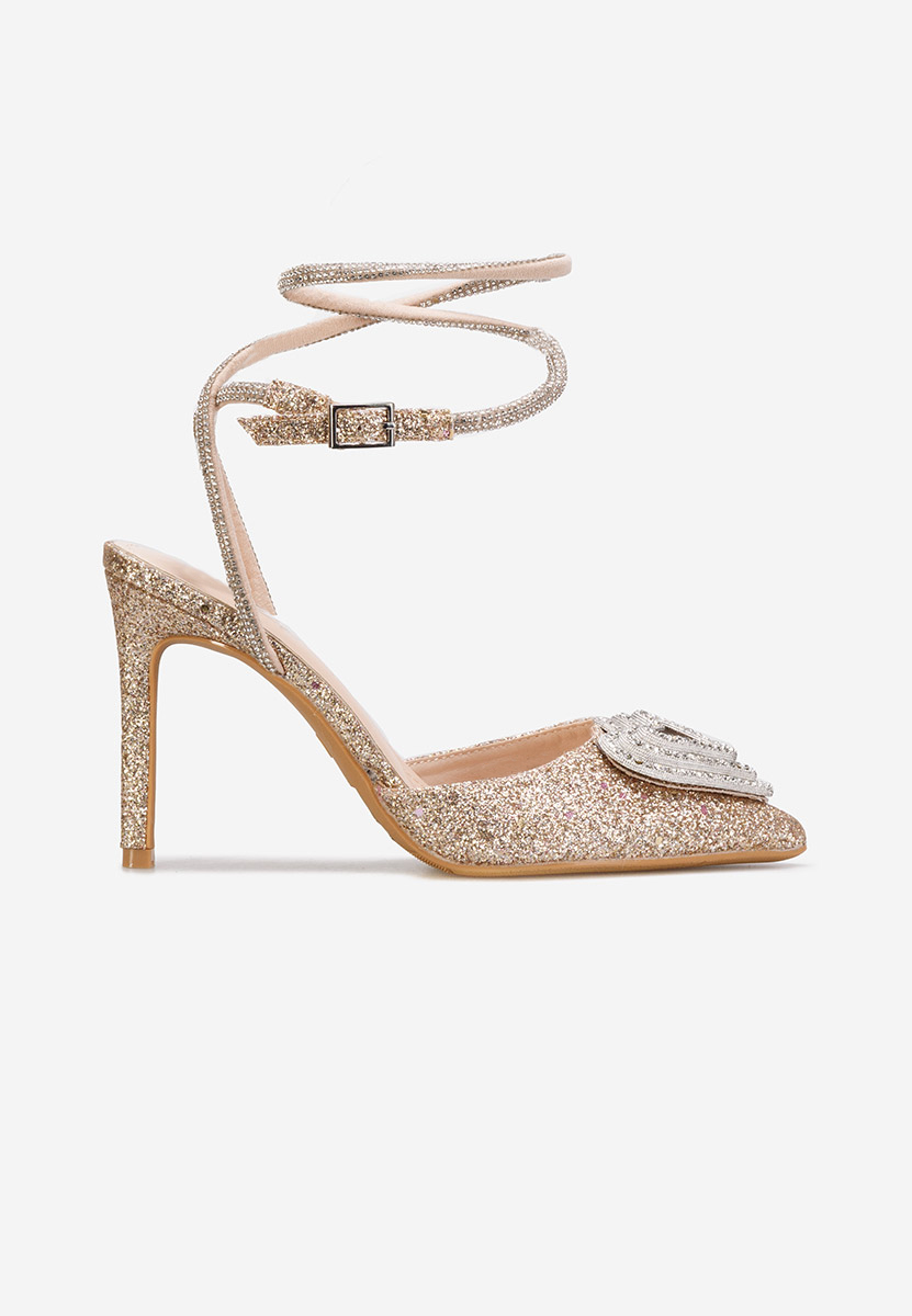 Дамски обувки Amaya Шампанско