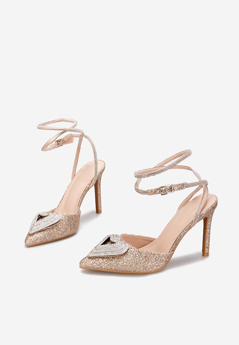 Дамски обувки Amaya Шампанско