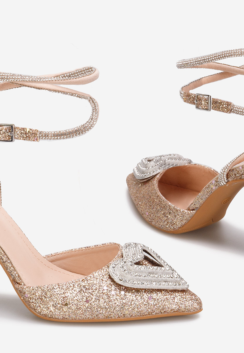 Дамски обувки Amaya Шампанско