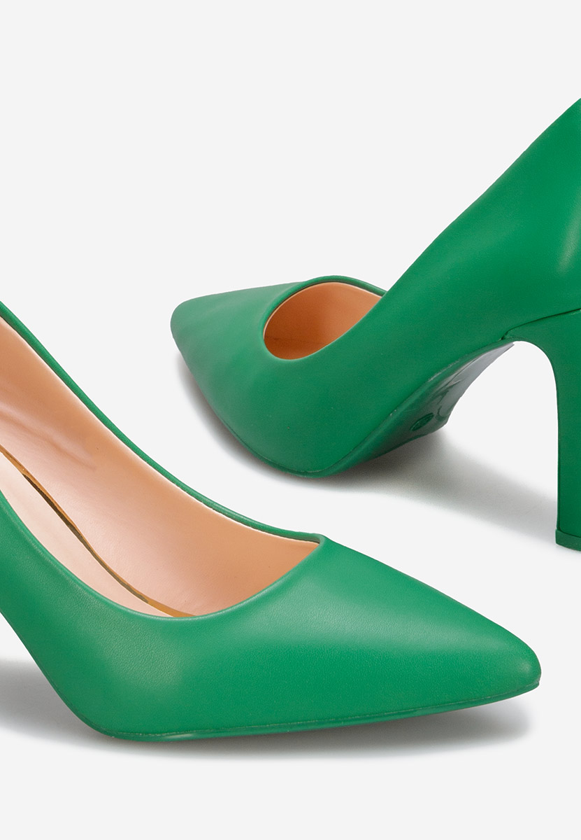 Oбувки с дебел ток Devina V3 зелен