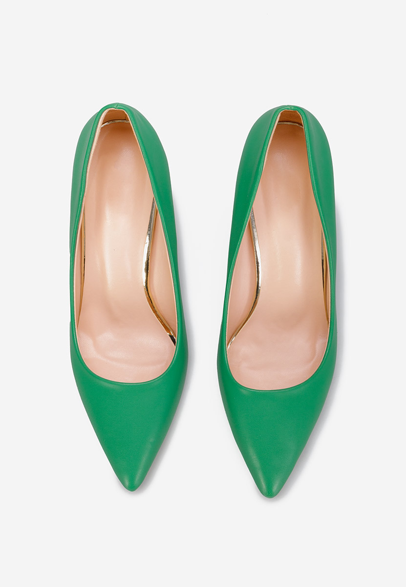 Oбувки с дебел ток Devina V3 зелен