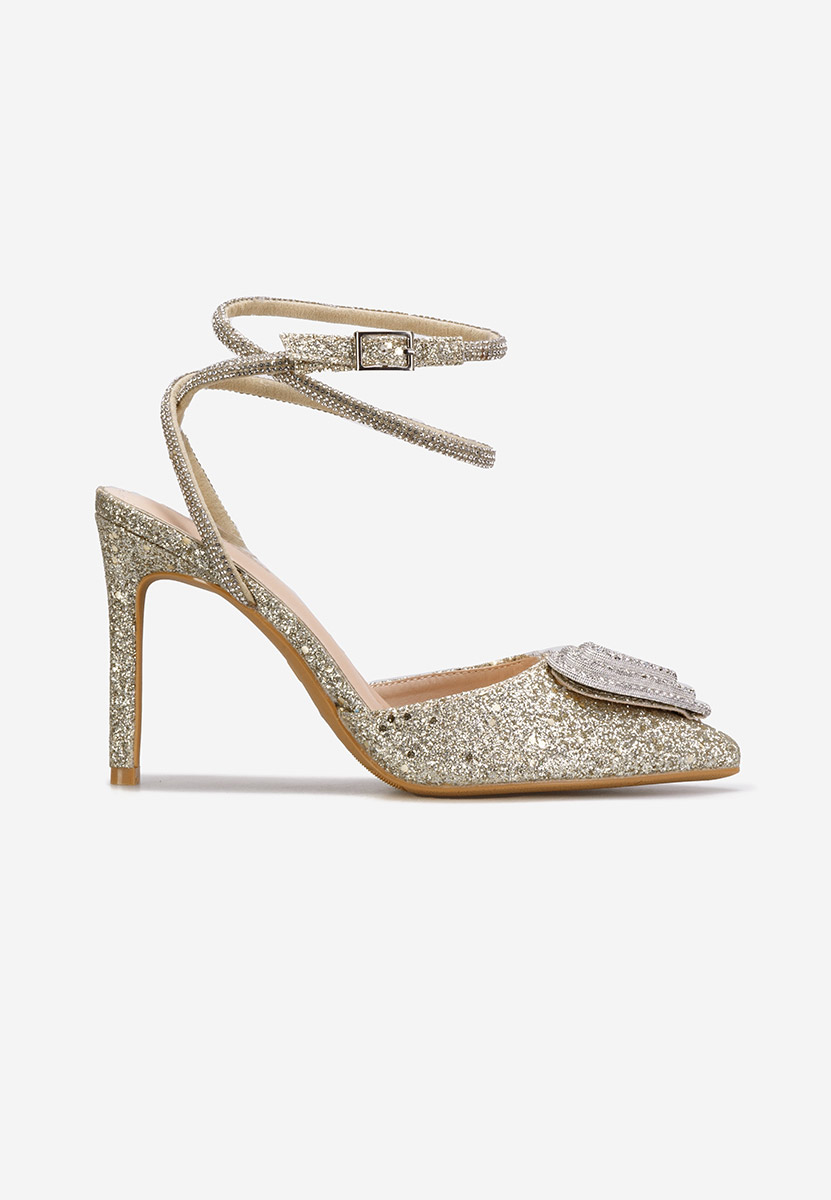 Oбувки на ток Amaya златен