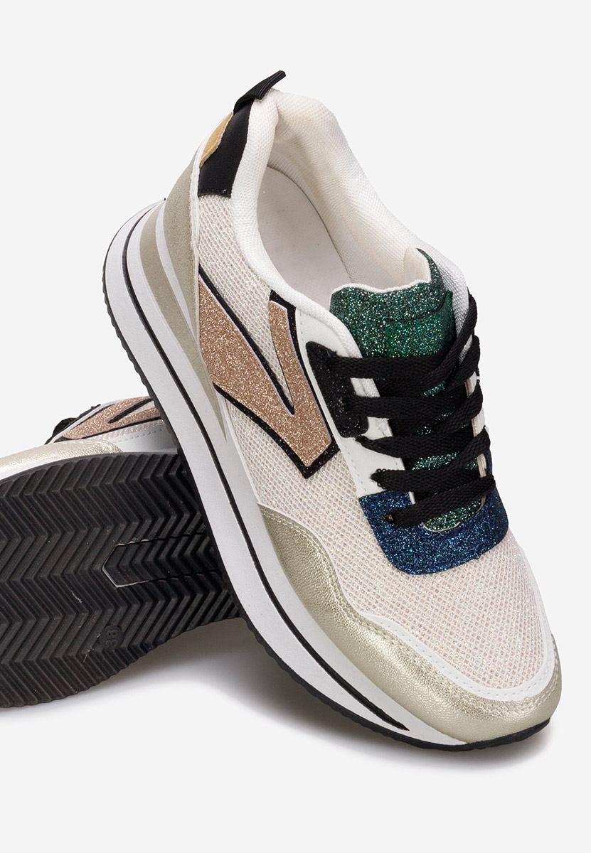 Cникърси на платформа Tarika златен