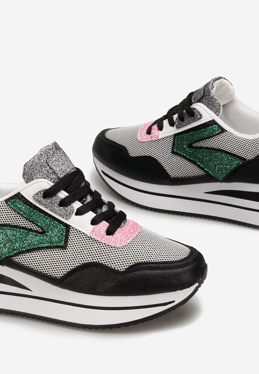 Cникърси на платформа Tarika черни