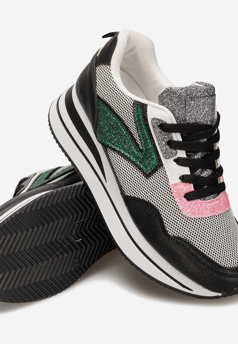 Cникърси на платформа Tarika черни