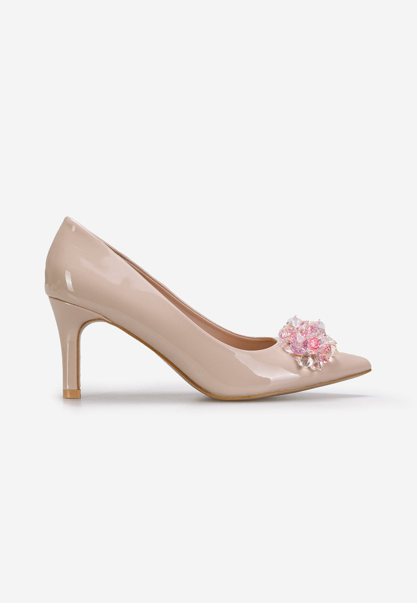 Обувки на ток Flavia розов