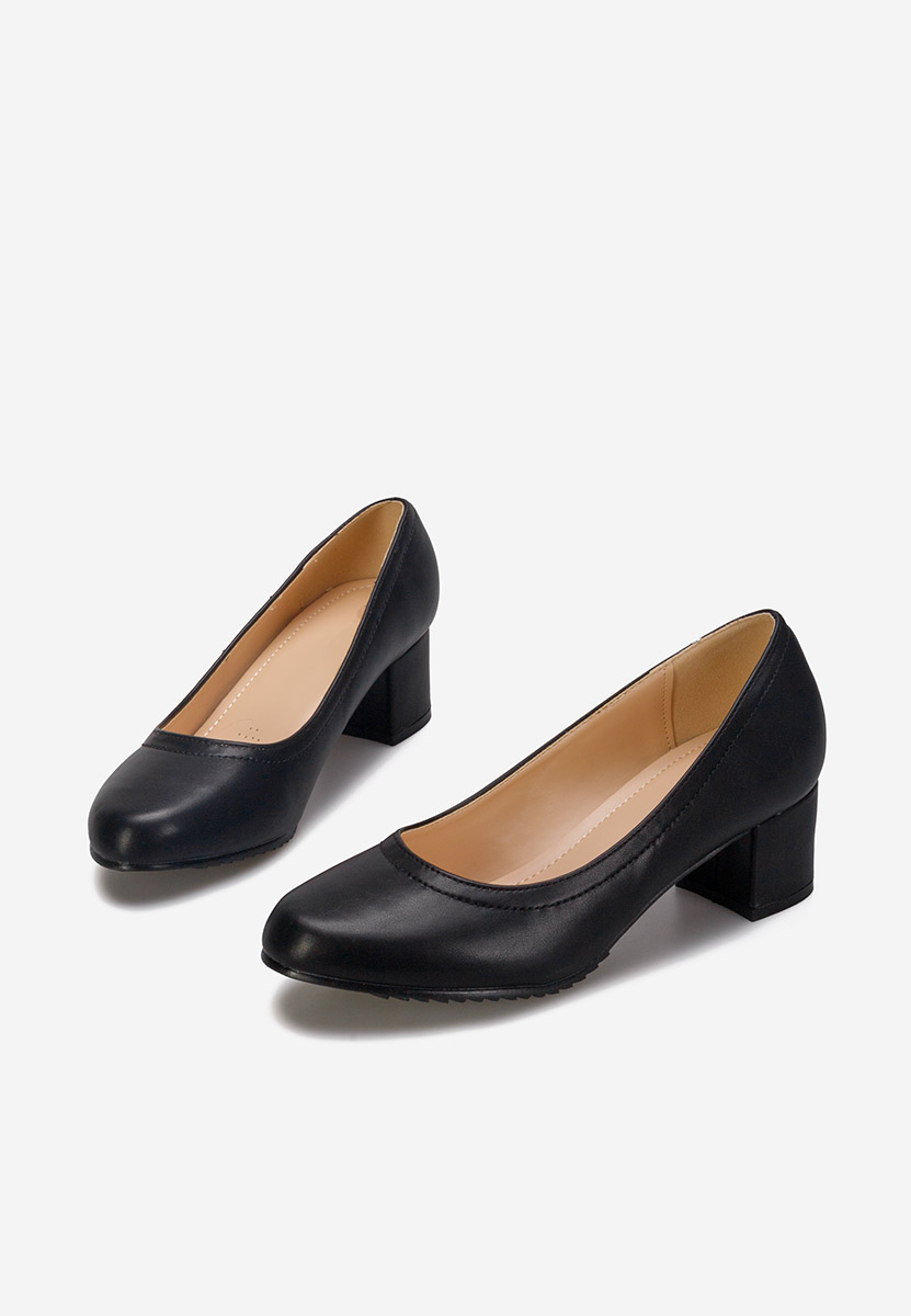 Обувки на ток Zinia черни