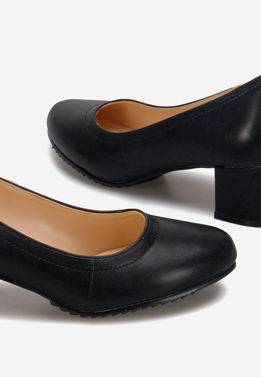 Обувки на ток Zinia черни