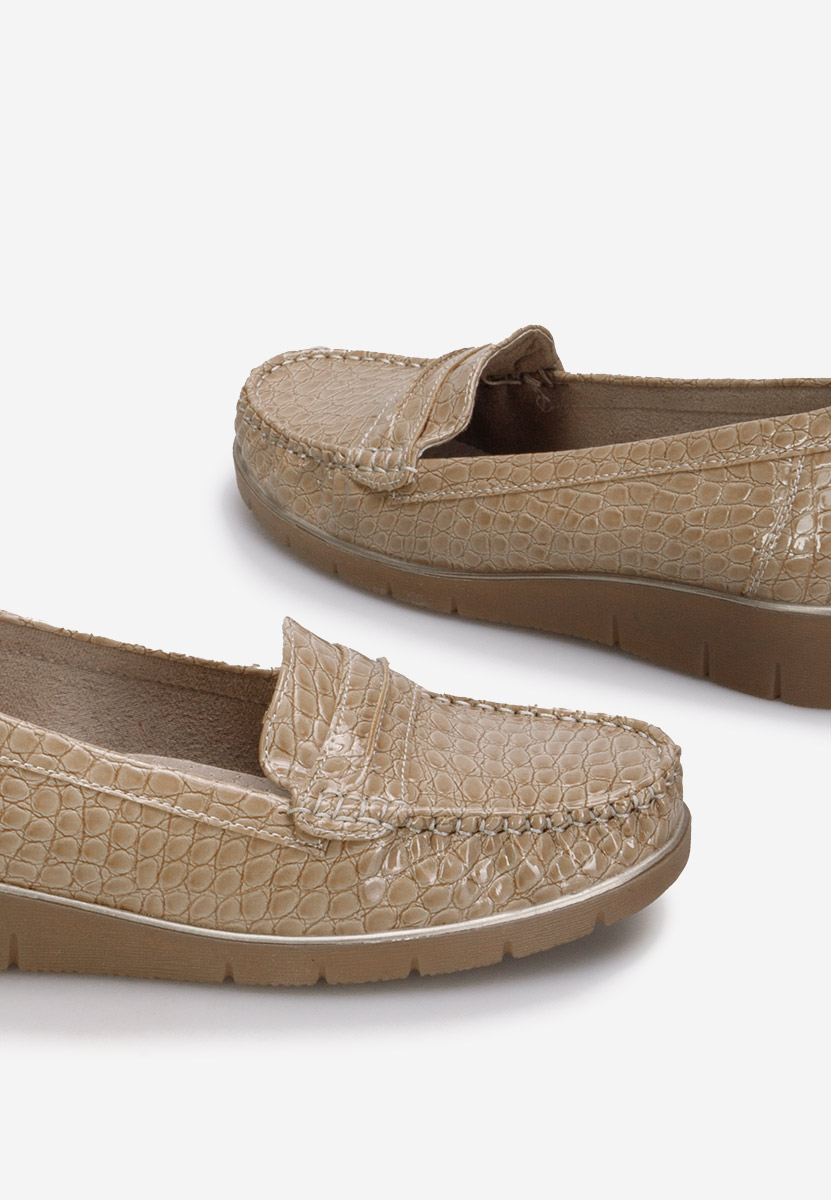 Дамски мокасини Asinia бежов