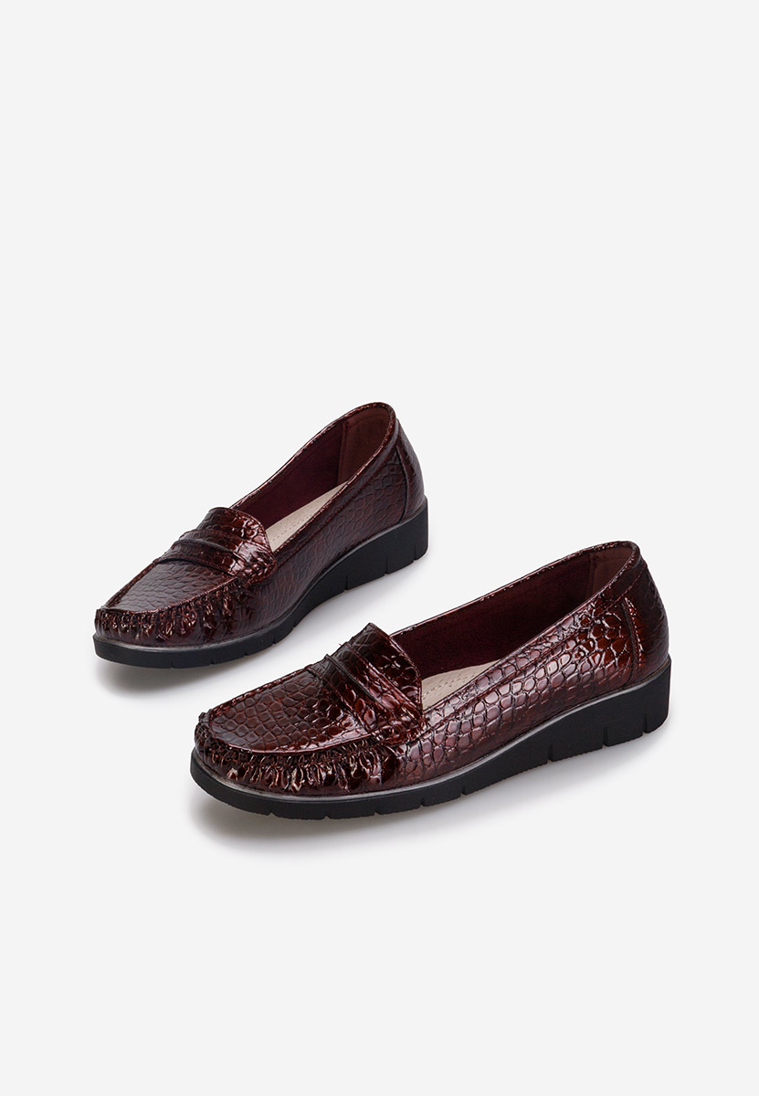 Дамски мокасини Asinia бордо