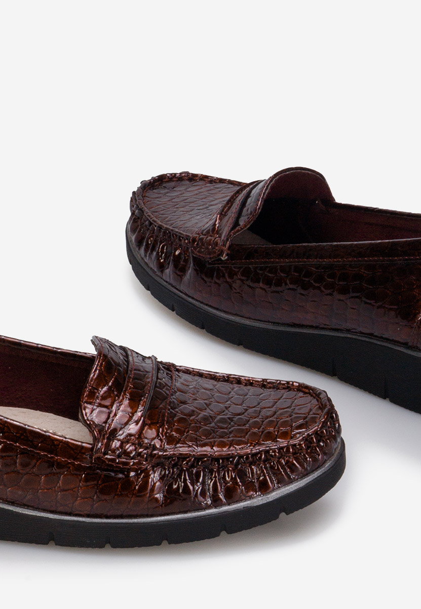 Дамски мокасини Asinia бордо