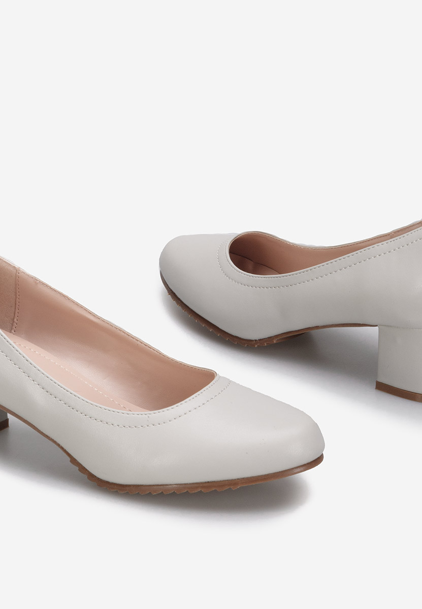 Oбувки с дебел ток Zinia сив