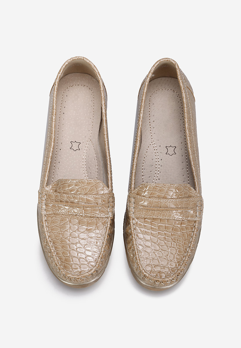 Дамски мокасини Asinia бежов