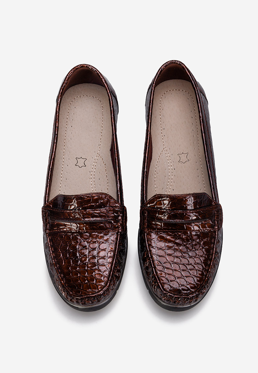 Дамски мокасини Asinia бордо