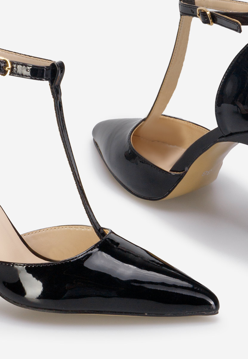 Обувки на ток Anyara черни