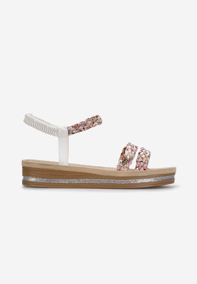 дамски сандали Moniela бели