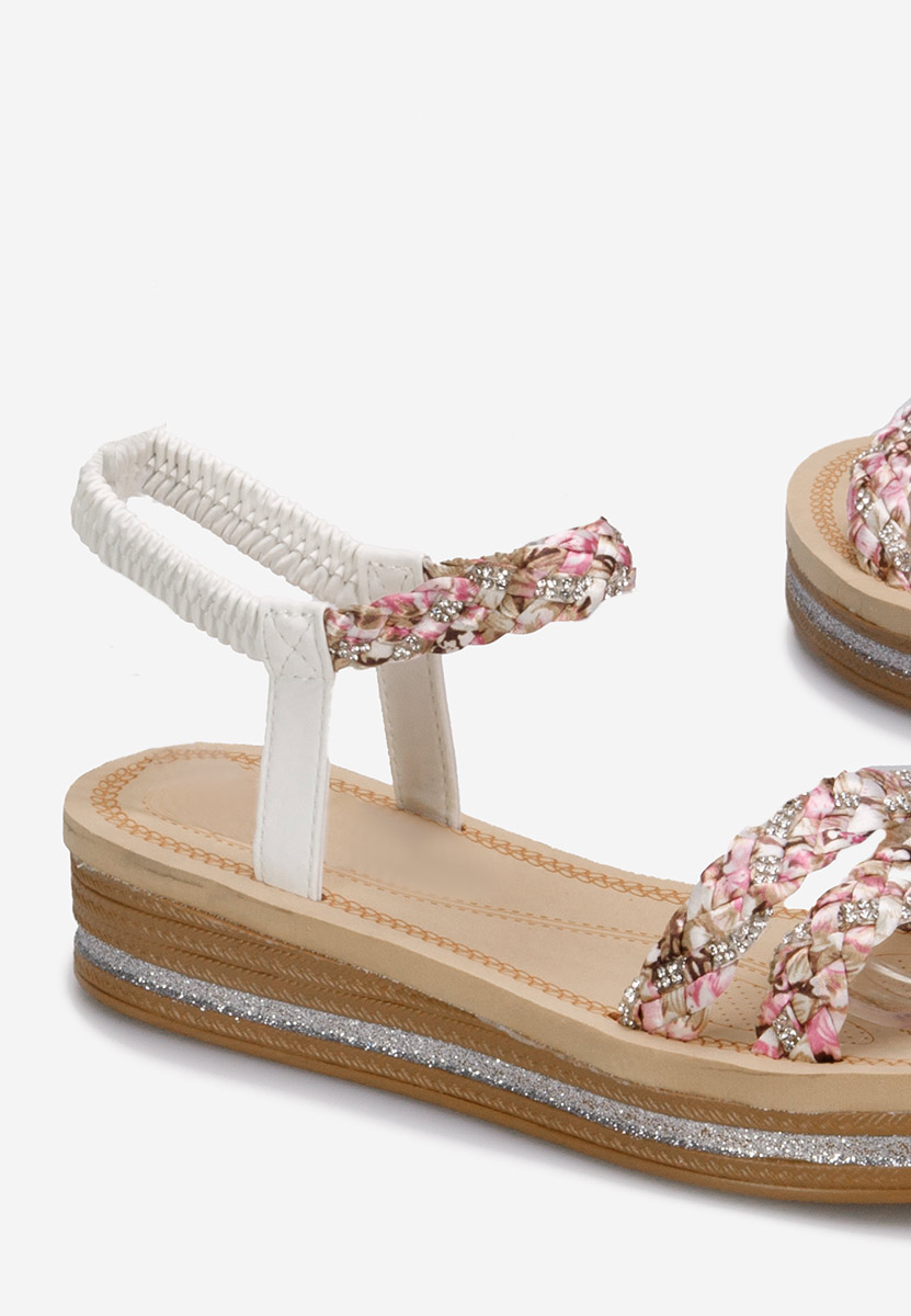 дамски сандали Moniela бели