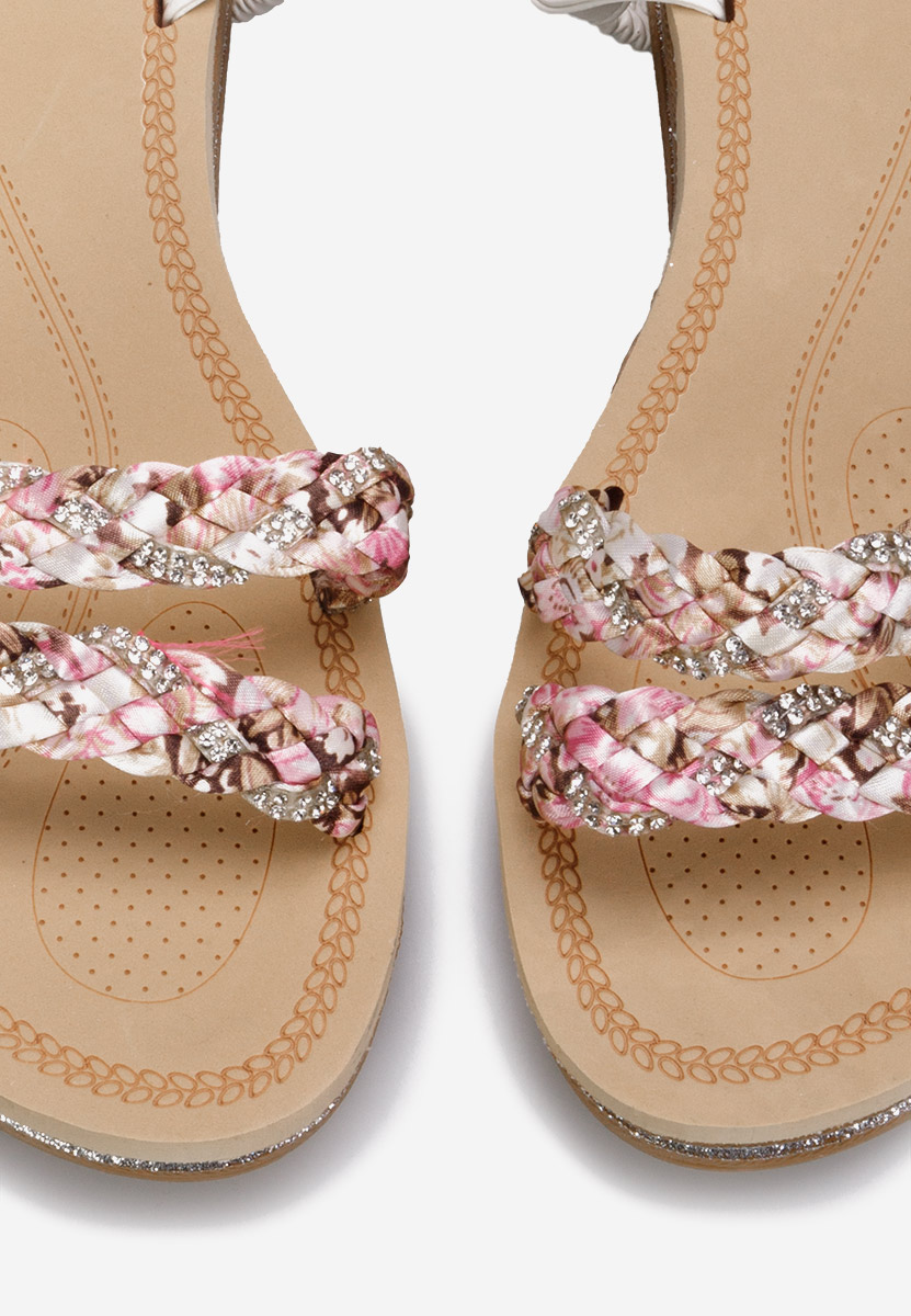 дамски сандали Moniela бели