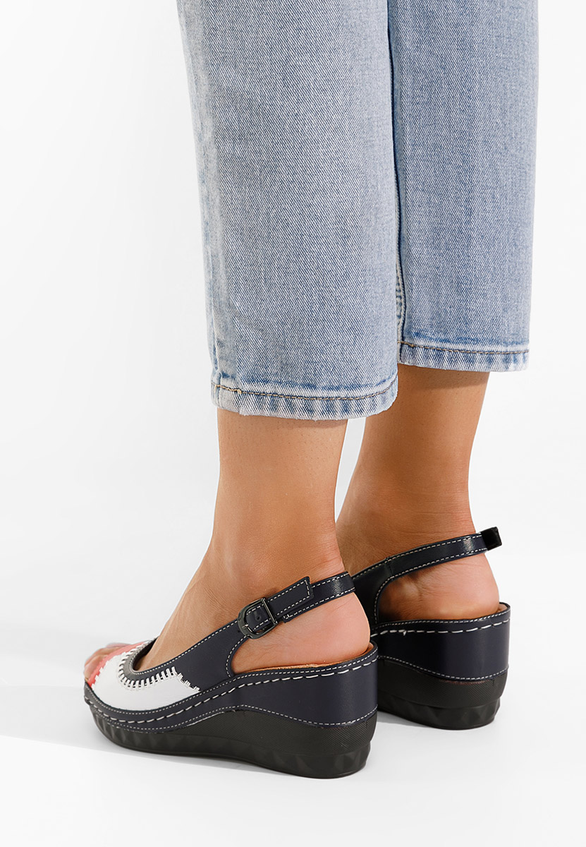 Сандали на платформа Srada многоцветен