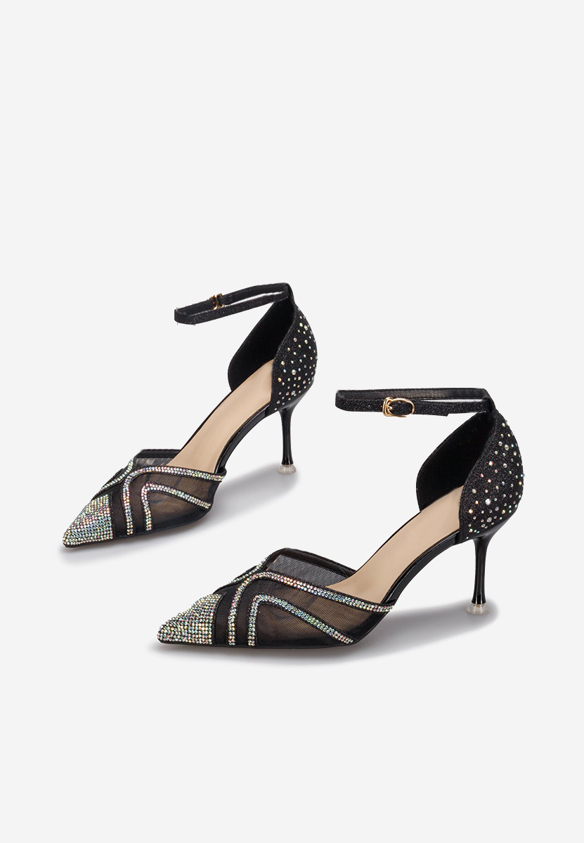 Обувки стилето Viaregia черни