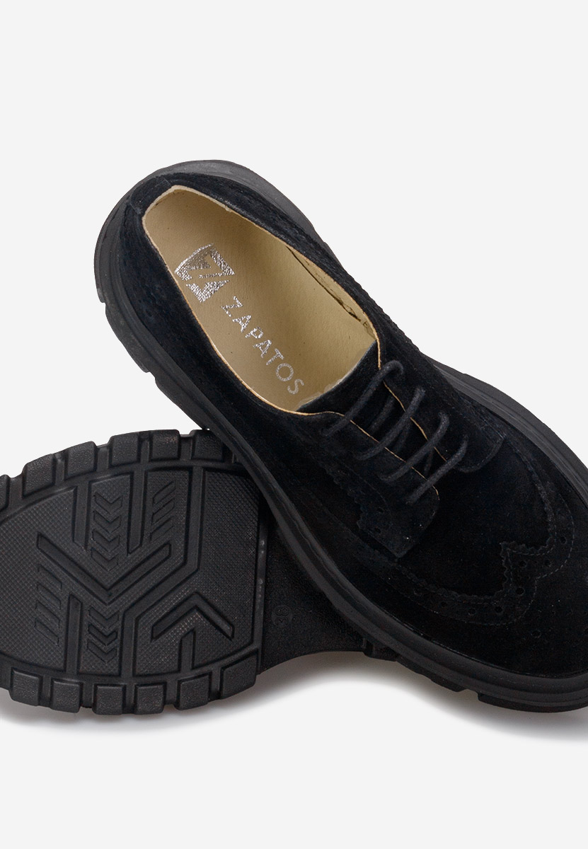 Дамски обувки derby Henise черни