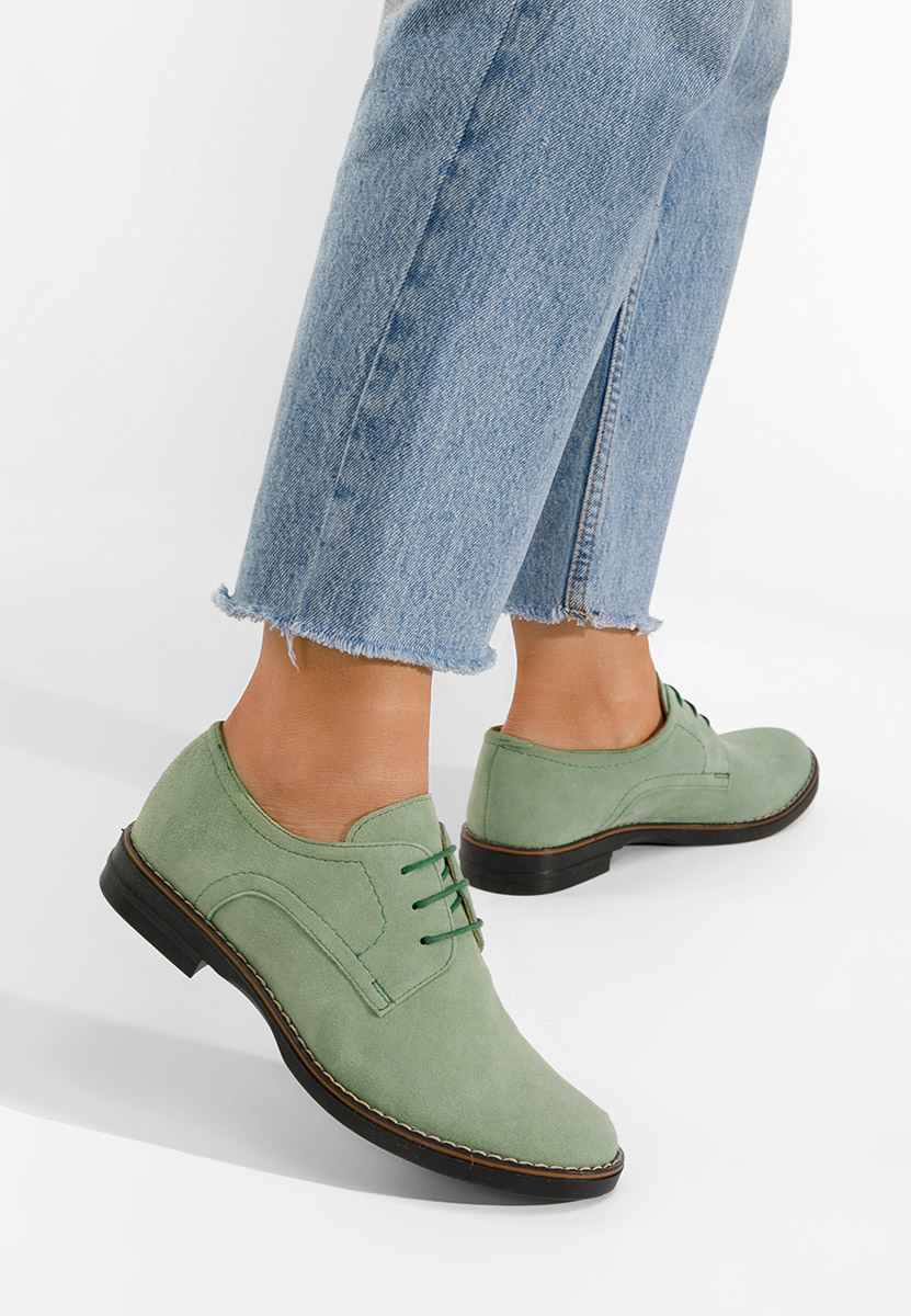 Дамски обувки derby Otivera V2 зелен