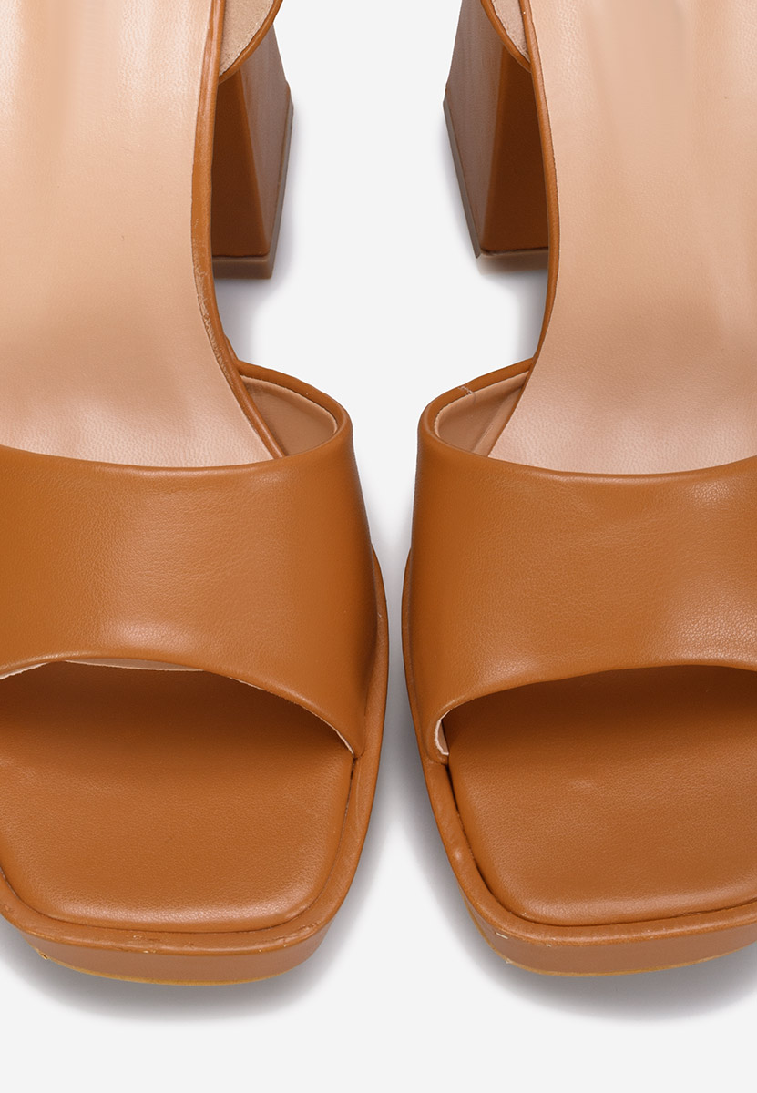 Сандали на ток Alexaria V2 камел