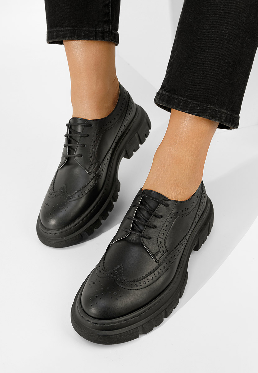Дамски обувки derby Henise V3 черни