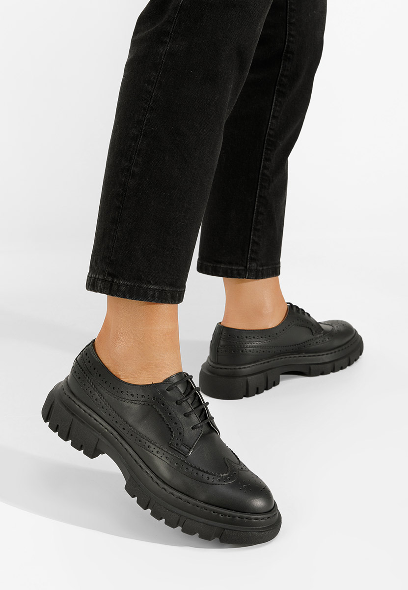 Дамски обувки derby Henise V3 черни
