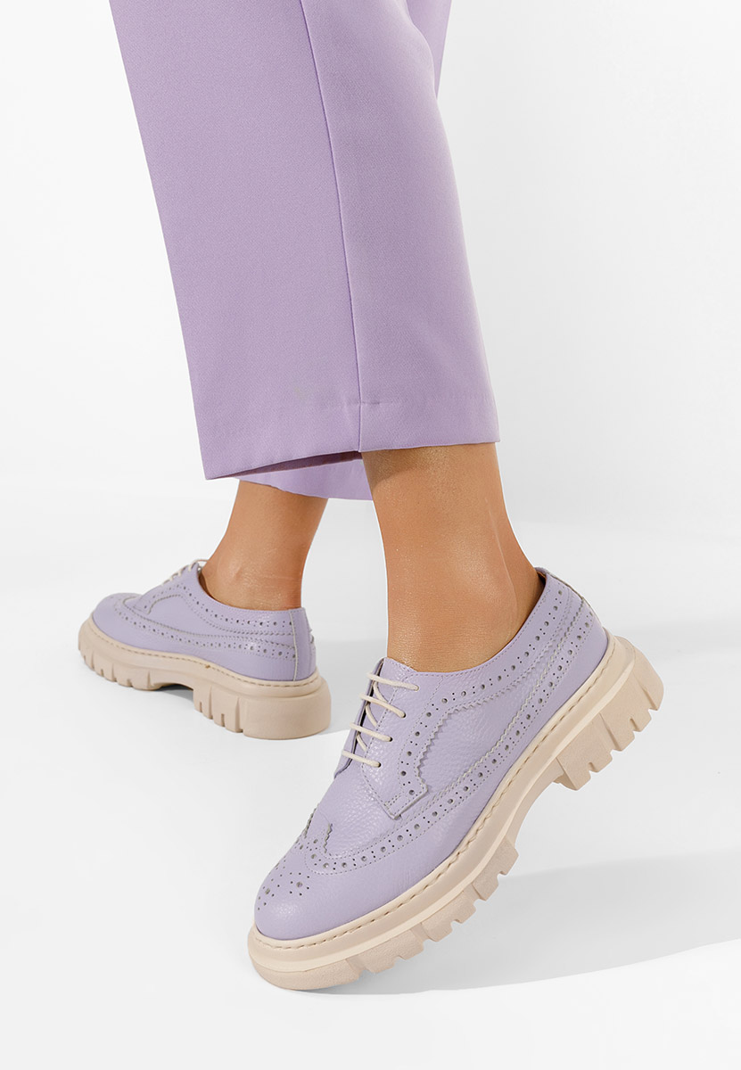 Дамски обувки brogue Henise V4 лилав