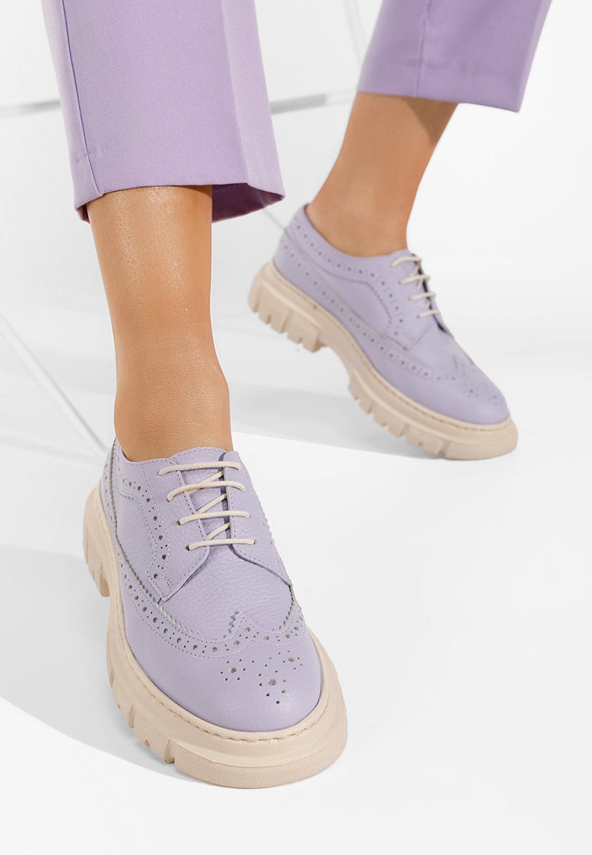 Дамски обувки brogue Henise V4 лилав