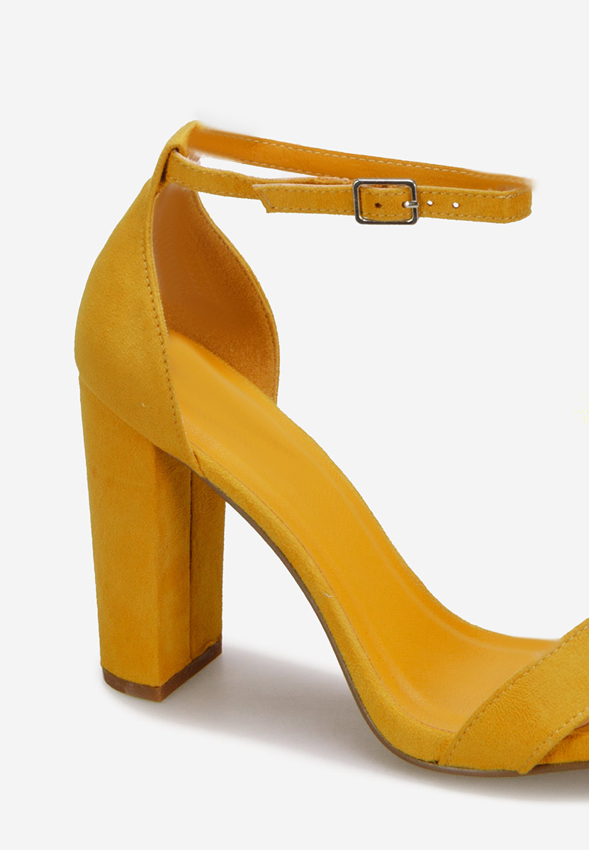 Сандали на ток Palea жълт Сандали на ток Palea жълт