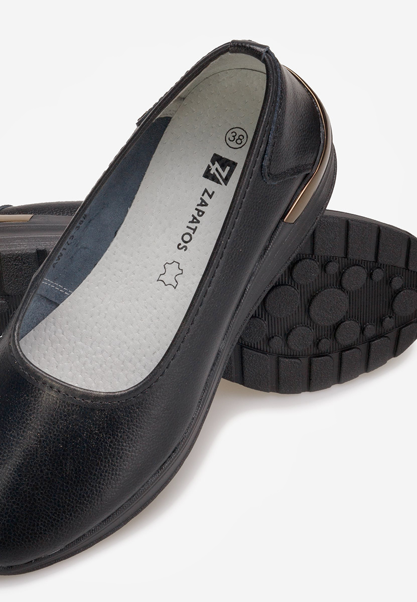 Обувки на платформа черни Morgan