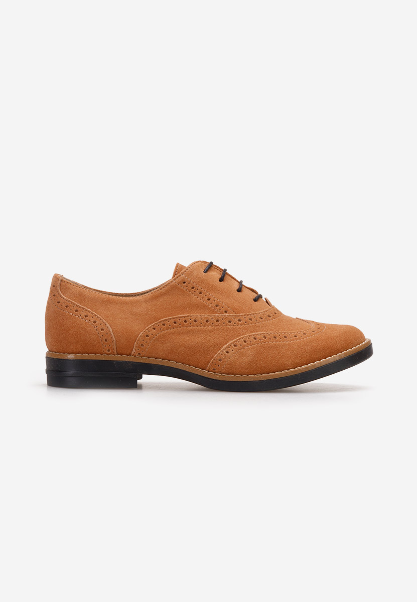 Дамски обувки brogue Emily камел
