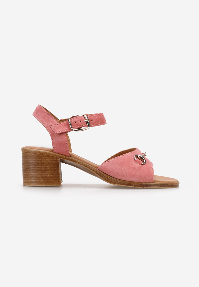 Cандали естествена кожа Deandra V2 розов