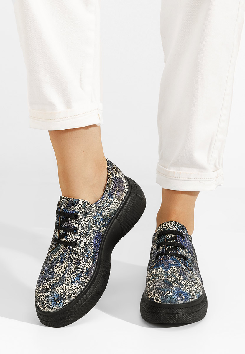 Ежедневни обувки естествена кожа Amelise V4 многоцветен